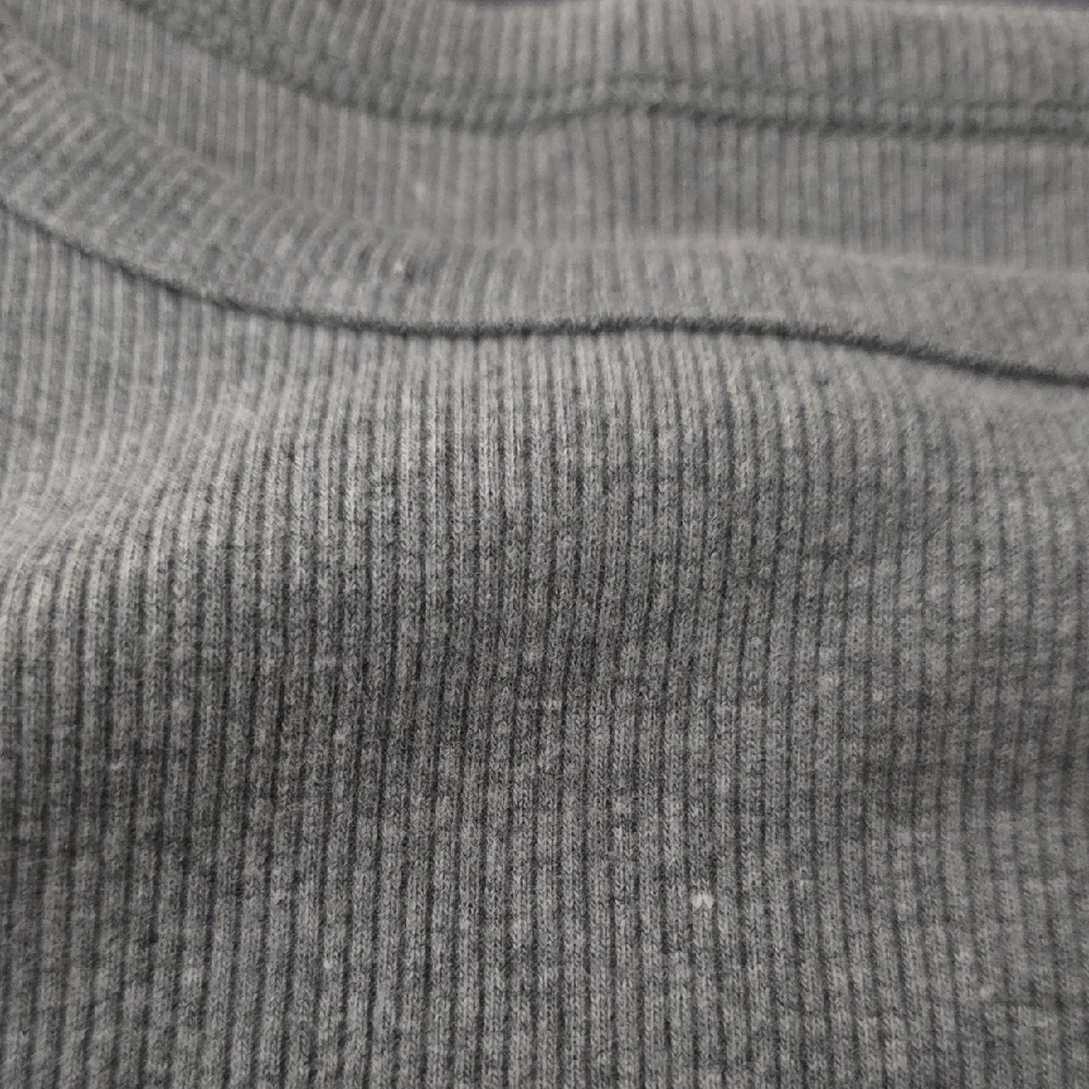 Wild Fable Gray Ribbed Crop Top - Picture 4 of 4